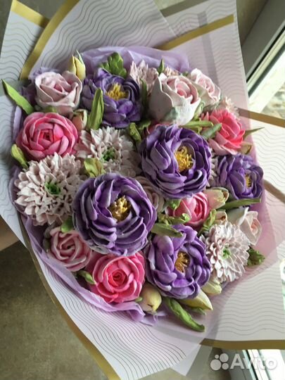 Зефирный букет, подарочные коробочки