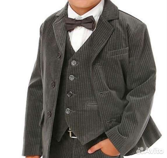 Пиджак и жилет, рост 134 см