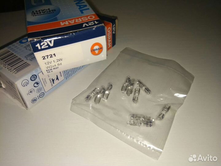 Лампочки osram 12 V 1, 2W