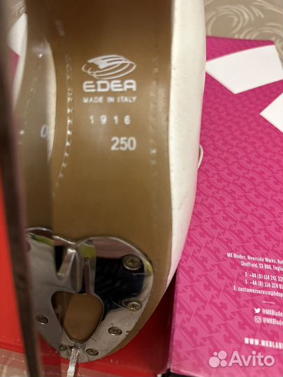 Коньки Edea chorus 250 + лезвия Coronation Ace