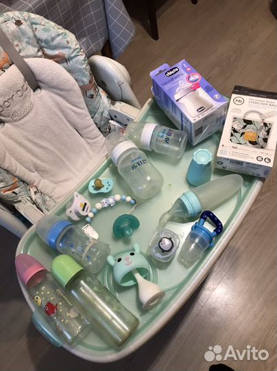 Бутылочки, соски, ниблер и т.д