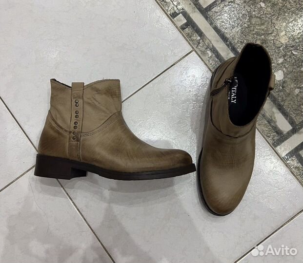 Полусапоги натуральная кожа