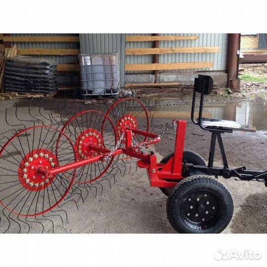Сеноворошилка 3-колесная вм-3