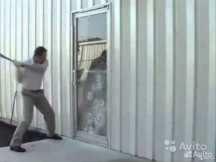 Бронь пленка для стекол окон А1 323 антивандальная