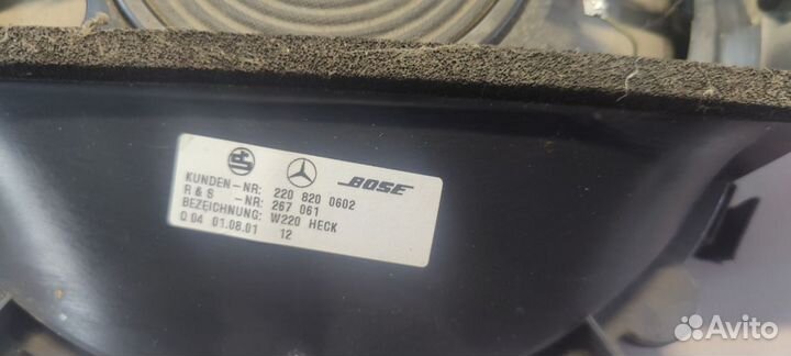 Сабвуфер Bose w220 Mercedes-Benz