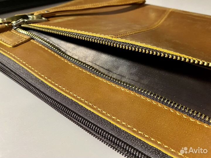 Кожаный чехол для ноутбука/макбук