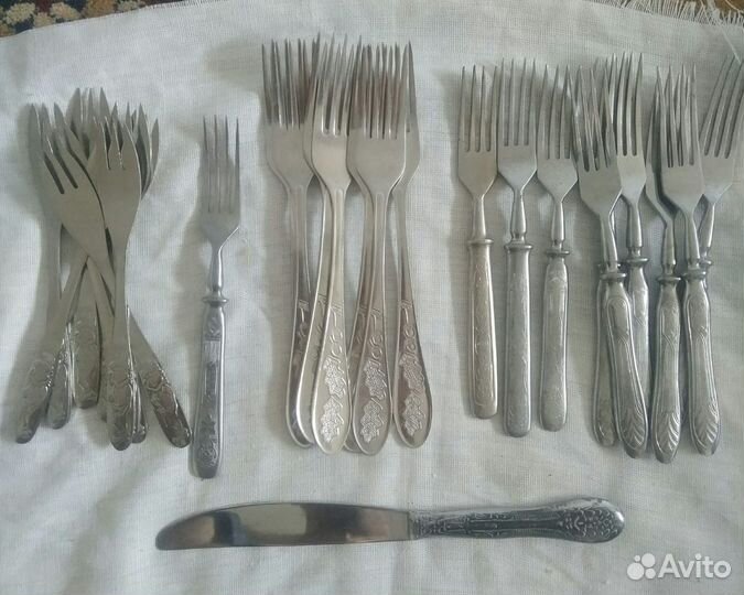 Столовые приборы СССР нержавейка