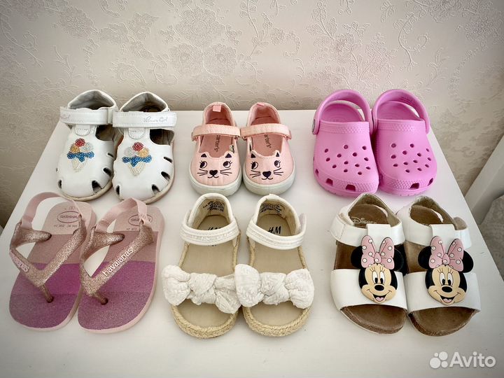 Летняя обувь на девочку 20-21-22