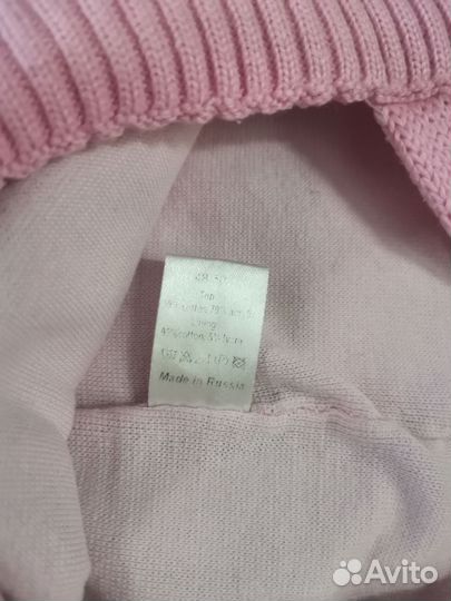 Шапка для девочки весна 48-50