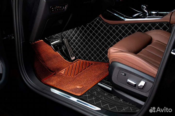 3D Коврики Exeed Салон Багажник из Экокожи