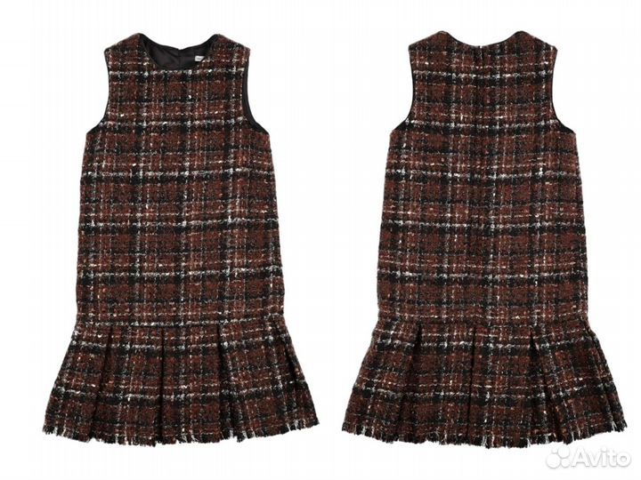 Dolce gabbana Tweed Plaid dress/jacket. Оригинал