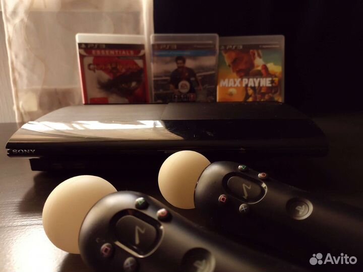 Игровая приставка ps3 super slim