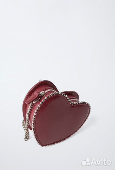 Сумочка zara в форме сердца