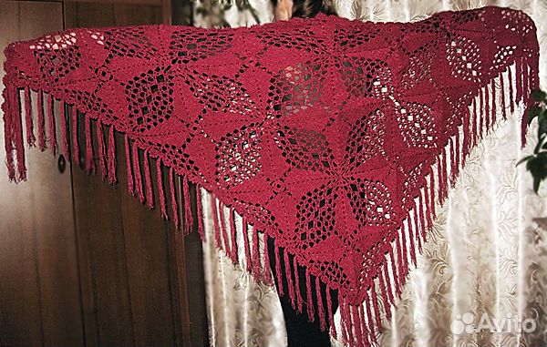 Шали и шарфы, ручная работа