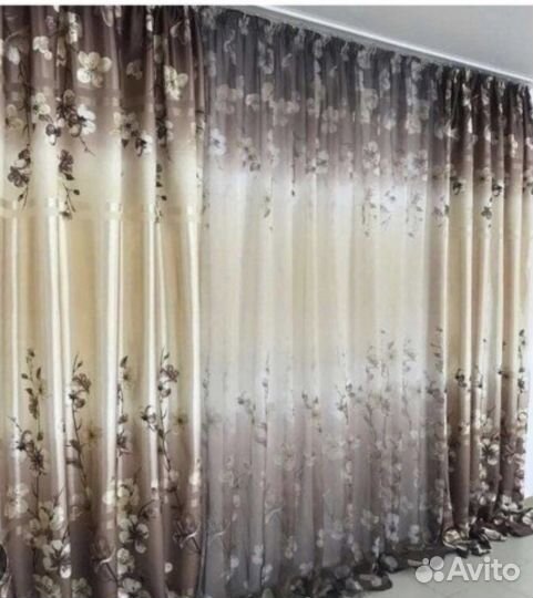 Комплект штор новый