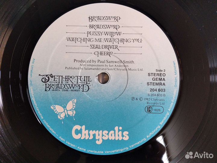 Jethro Tull broadsword and the beast