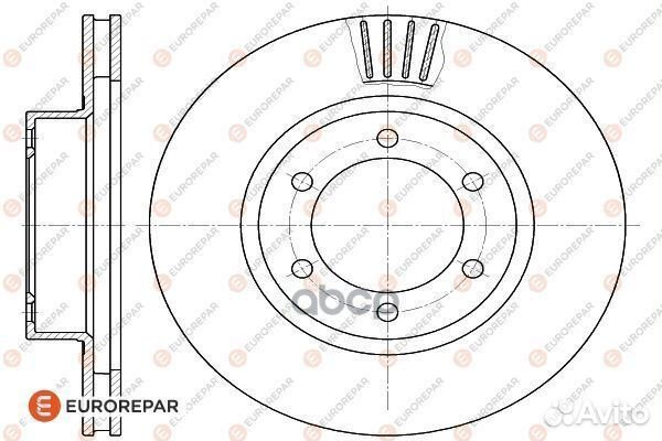 Диск тормозной lexus GX (J12 ) 470 (UZJ120) 01
