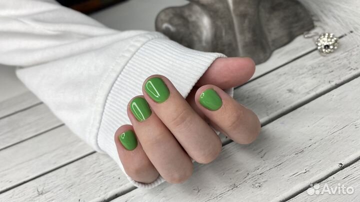 Маникюр гель лак Солнечный