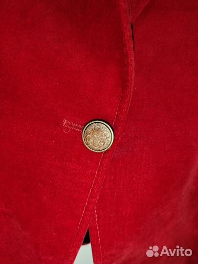 Пиджак бархатный zara