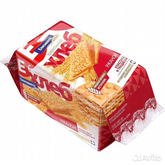 Опт - Хлеб Елизавета Вафельный ржаной 75г