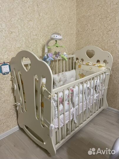 Кровать с матрасом 120x60