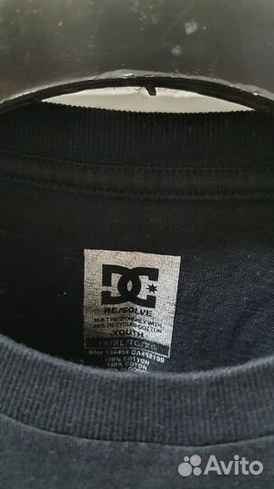 Футболка DC Shoes чёрная, 16(XL) S размер