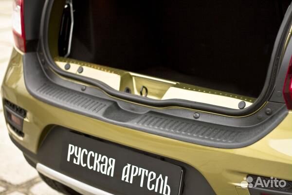Накладка на задний бампер Renault Sandero Stepw