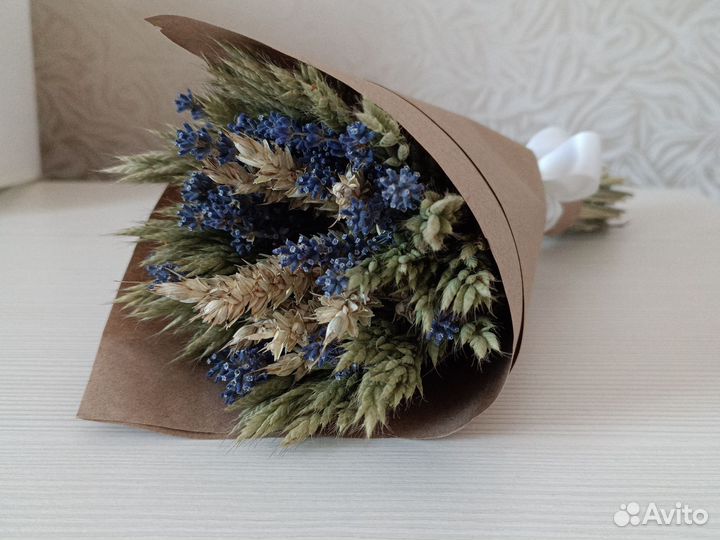 Мини букет из сухоцветов