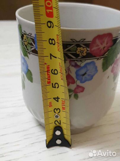 Чашки бокалы фарфор СССР новые