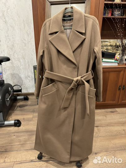 Пальто женское 46 48 бу длинное