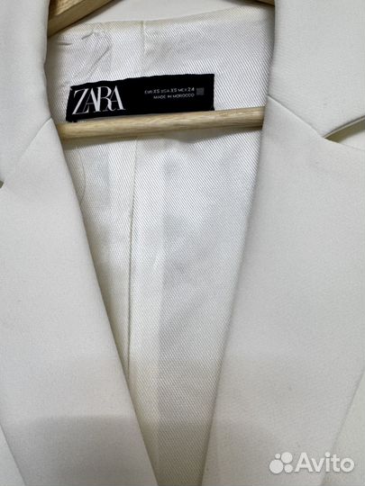 Пиджак белый zara