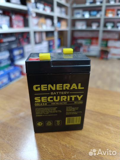 Аккумулятор 6v 4,5 Ач для детской Машинки