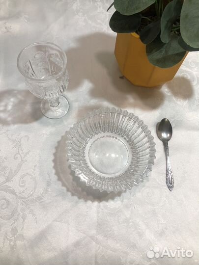 Тарелки хрусталь