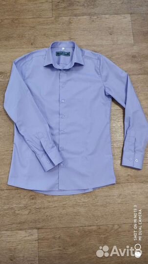 Рубаха для мальчика новая сиреневая, р37 (164)