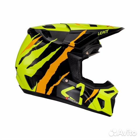 Мотошлем Leatt Moto 8.5 Helmet Kit Citrus Tiger