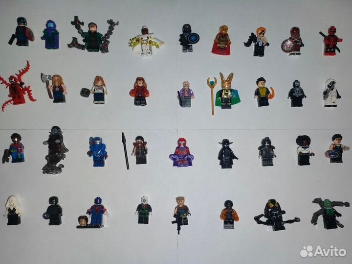 Lego minifigures marvel