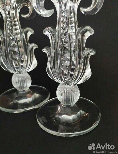 Хрустальный подсвечник