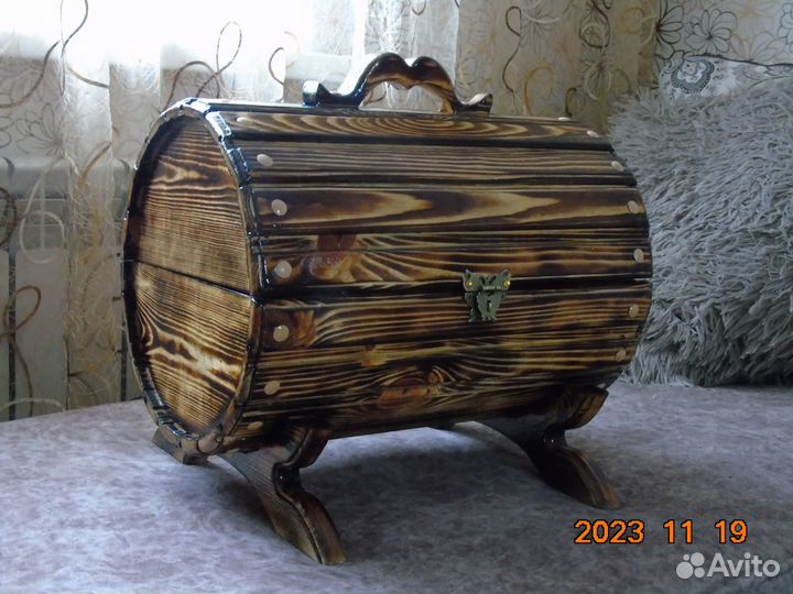 Мини бар бочка