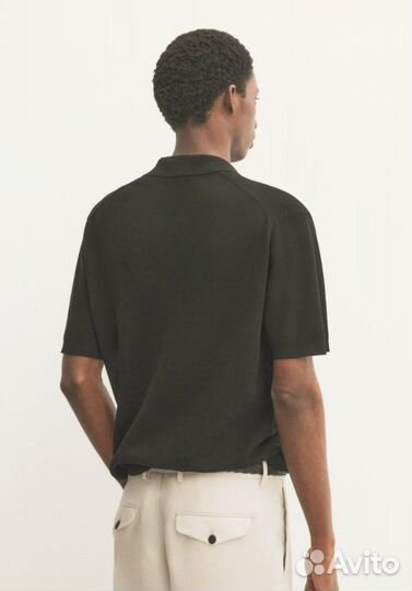 Свитер поло мужской Massimo Dutti хлопок L(50)