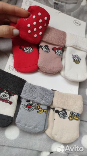 Носочки, варежки h&m новое