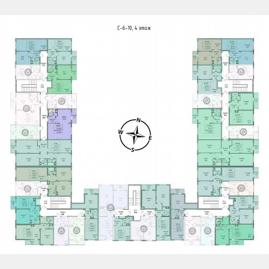1-к. квартира, 37,6 м², 4/4 эт.