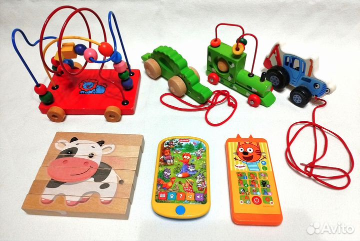 Деревянные, музыкальные, транспорт, конструктор