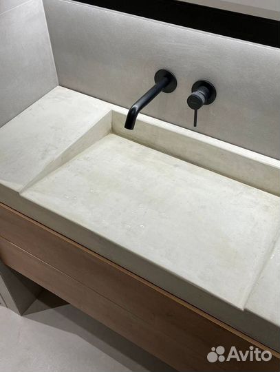 Раковина из бетона для ванной от производителя