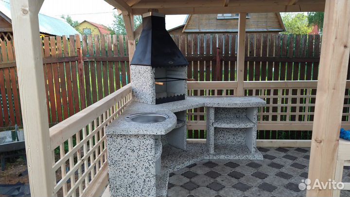 Печи камины барбекю