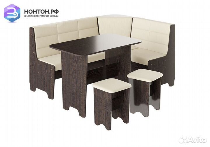 Кухонный уголок Техас исп.2 венге / кашемир крем