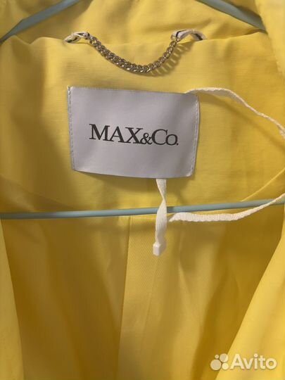 Желтый тренч Max&Co (Maxmara)