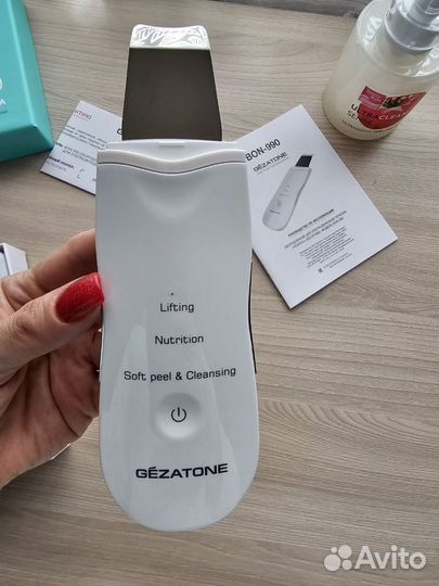 Аппарат для ультразвуковой чистки лица gezatone