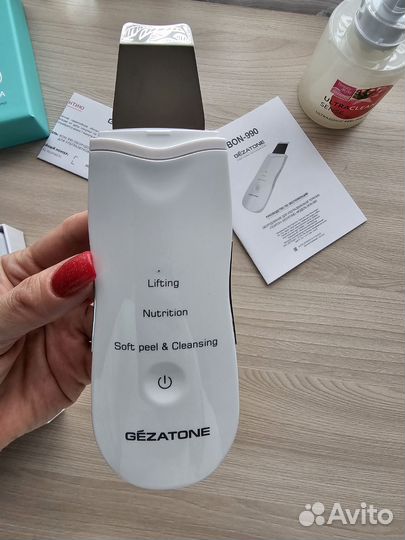 Аппарат для ультразвуковой чистки лица gezatone