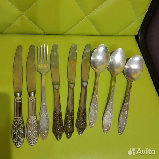 Столовые предметы мельхиор