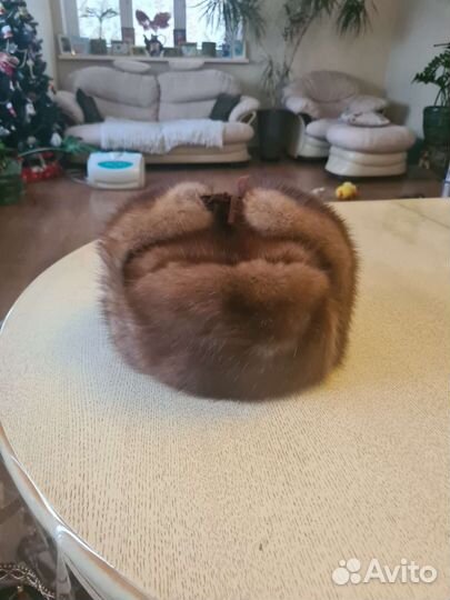 Шапка ушанка мужская Соболь